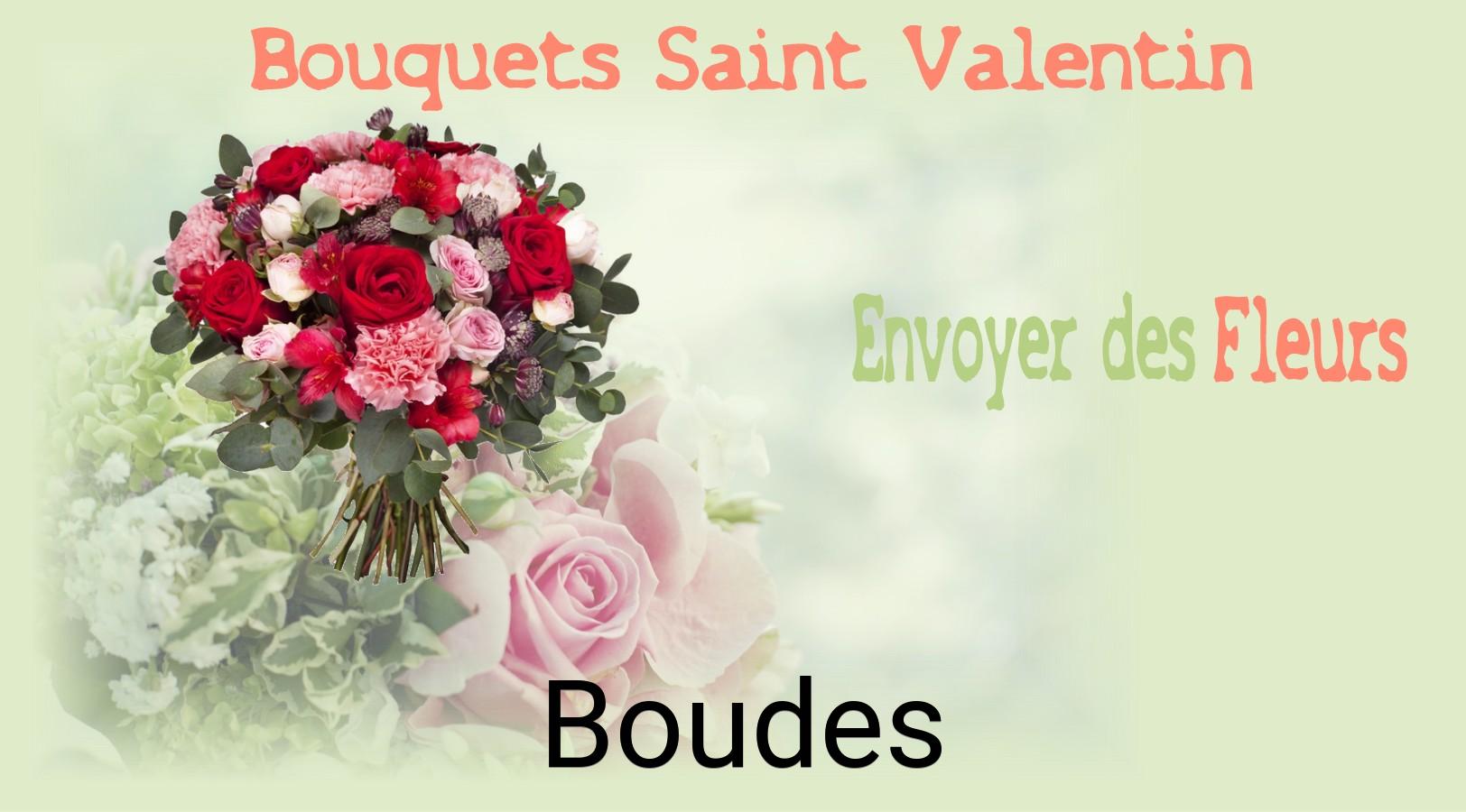 Roses de Saint-Valentin livrées à Boudes